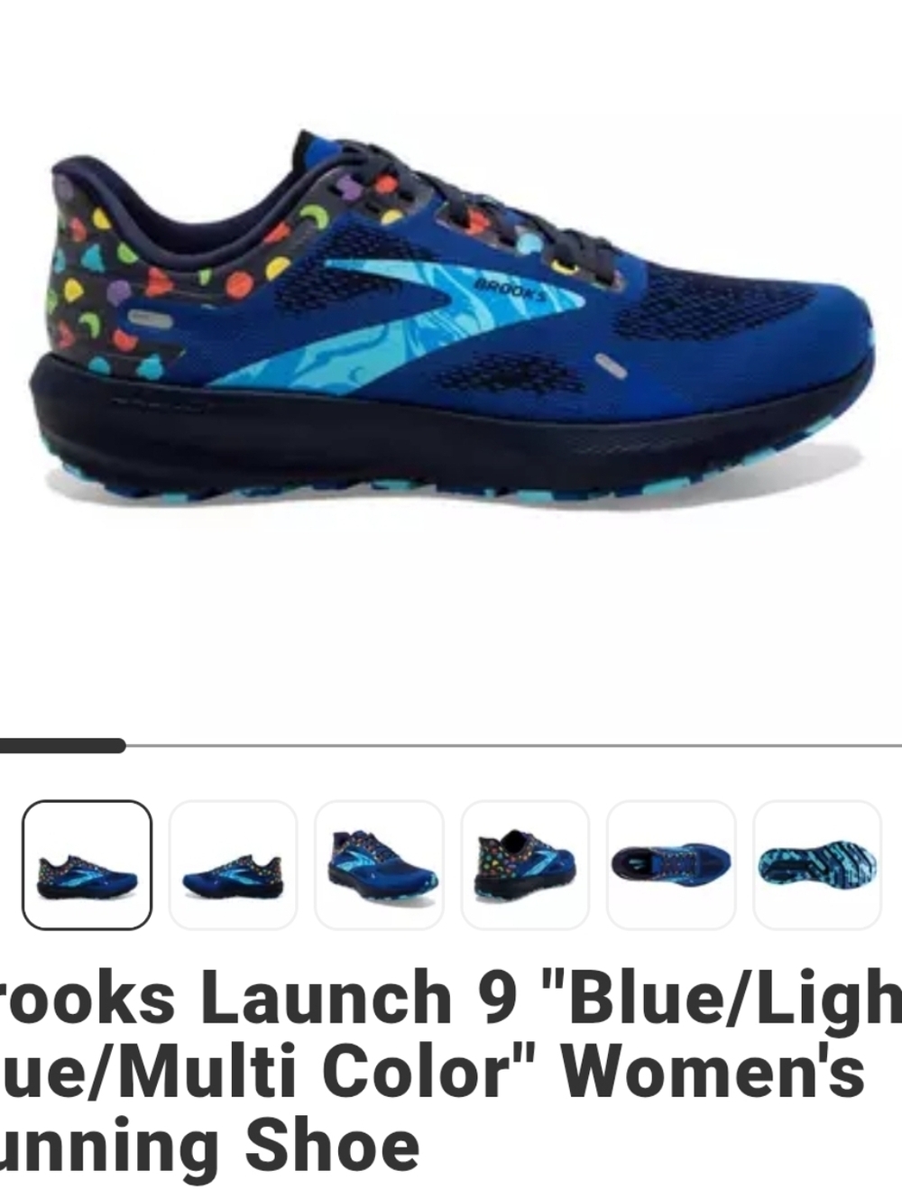 Brooks Women’s Launch 9 Bowl O’ Brooks shoes, size 5